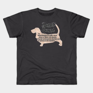 Basset Hound Kids T-Shirt